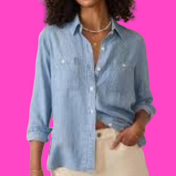 J. Jill Tops - J. Jill Love Linen Button Down Shirt